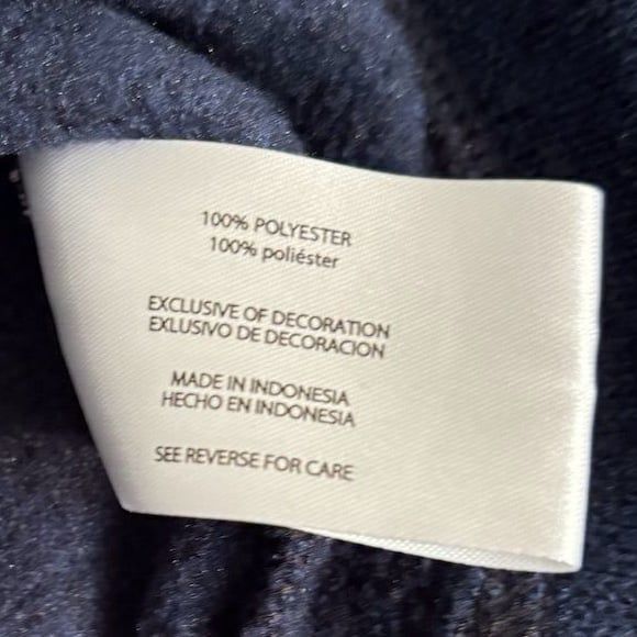 Eddie Bauer Men's Blue Fleece Quarter Zip Pullover Sweater Size XL - Picture 8 of 8